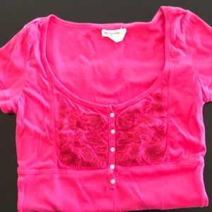 Aeropostale rich pink t-shirt